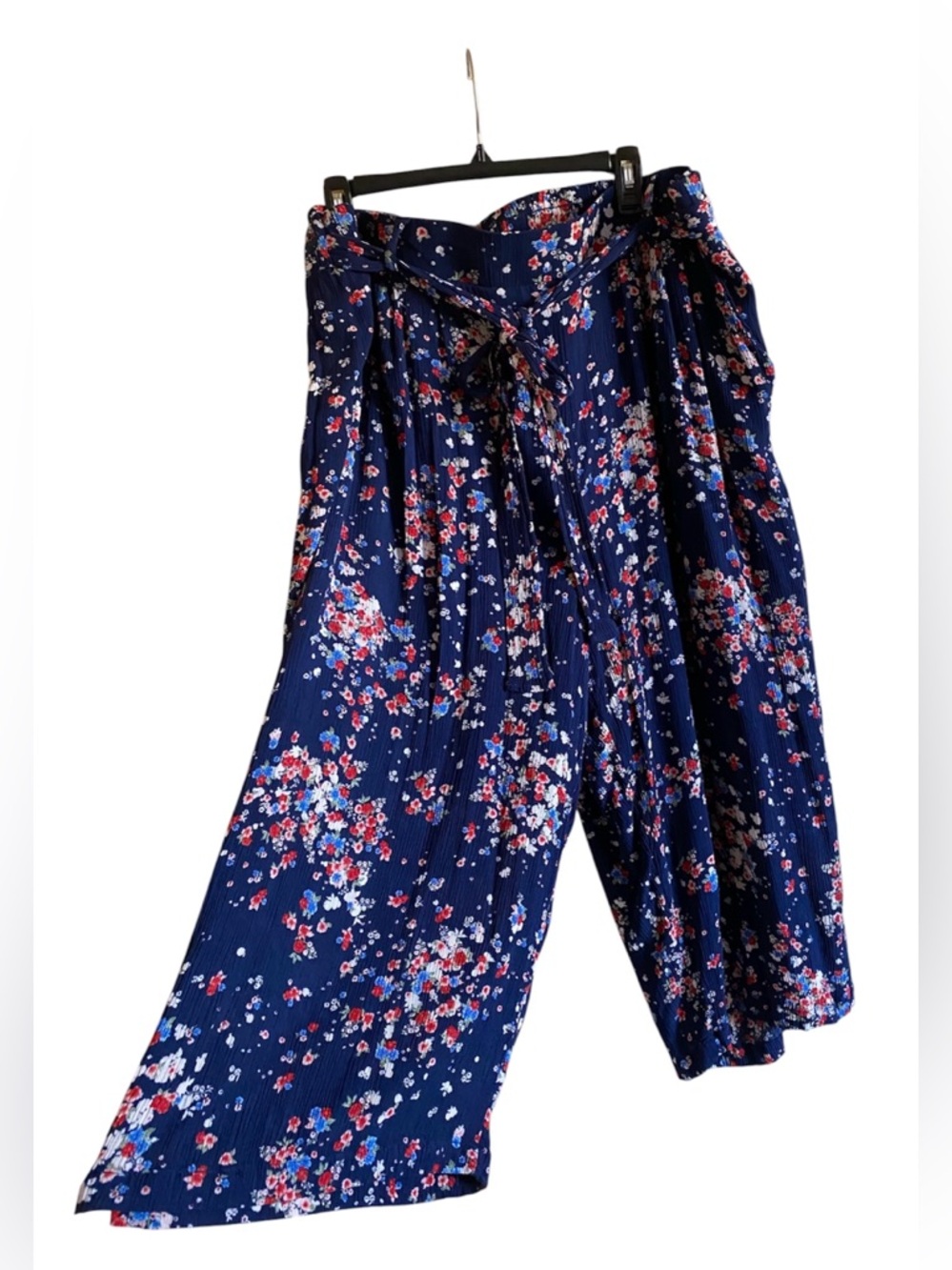 Women’s TORRID Ditzy Floral Print Tie Front Pants Bottoms Size 2